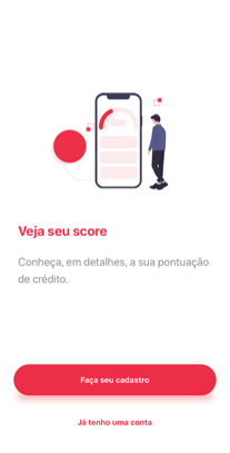 Veja seu Score no app