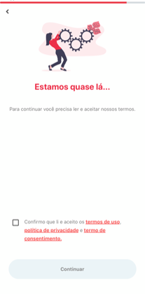 Termos de uso para o APP de consulta ao CPF